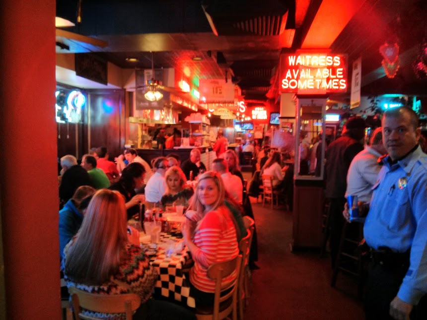 I set my scooter down to take a picture just as this cop walked in. He got grumpy at me for creating a safety hazard with it (barely) in the walkway, so I scooted as far out of the way as I could while he patiently let me get a picture.