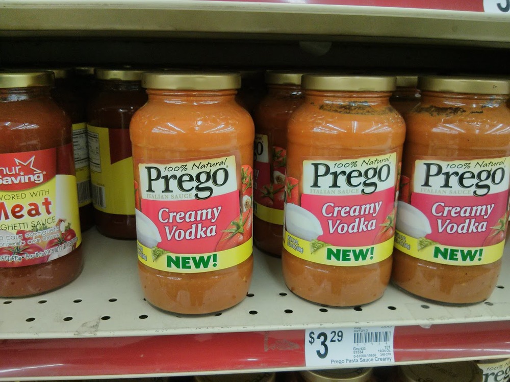 Why are we selling pasta sauce that has vodka as the third ingredient?
