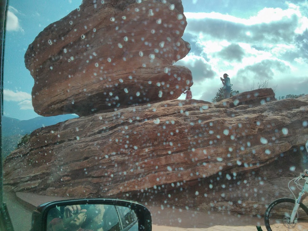 Yep, we have balanced rocks out here.