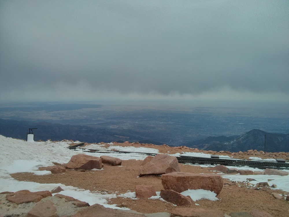 Out this direction is something like a 200-mile view clear across the rest of Colorado and into Kansas