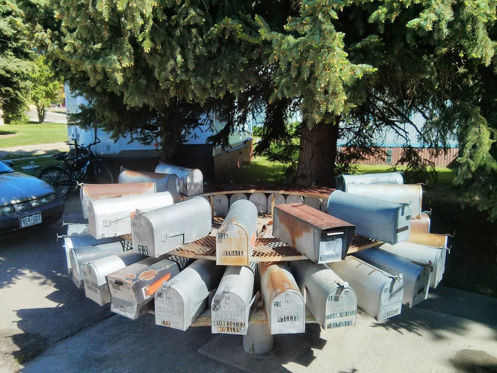 It has this trippy mailbox system that spins around. It's pretty fun to spin it like the Wheel of Fortune to get your mail!