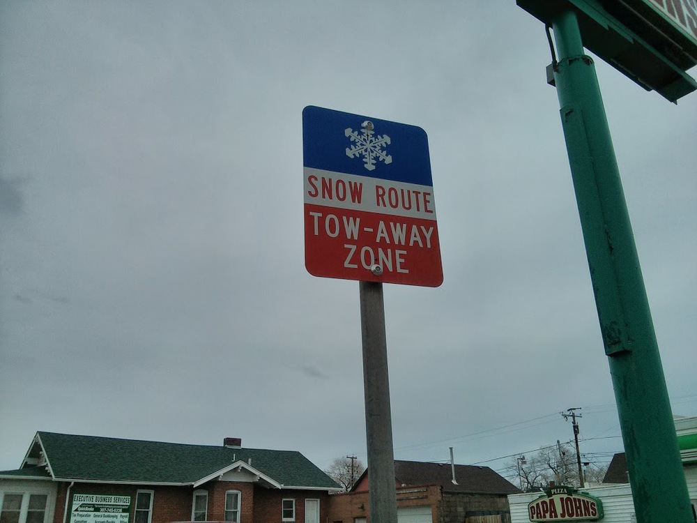 I have no idea what this means. Should I get out of the snow's way?