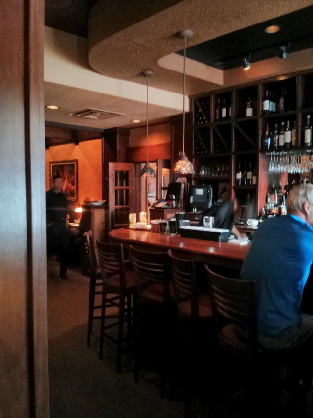 They must be popular, because they weren't going to have any open normal tables for a few hours when I arrived, so I had to sit at a very tiny table in the bar area. Worked for me!