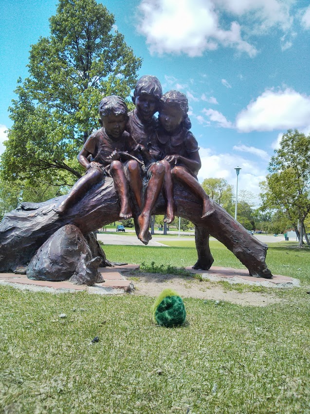 Also, there was this statue.