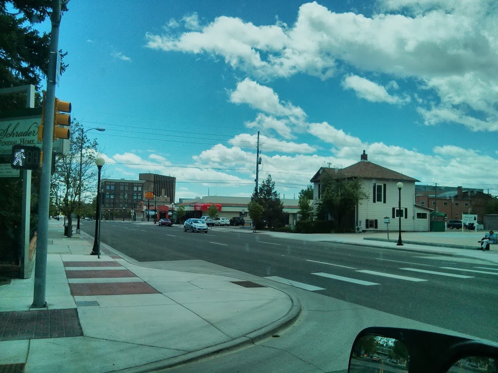 So this is what most of Cheyenne looks like. Wyoming has so little population (59,466 people) that even the state capitol has that 