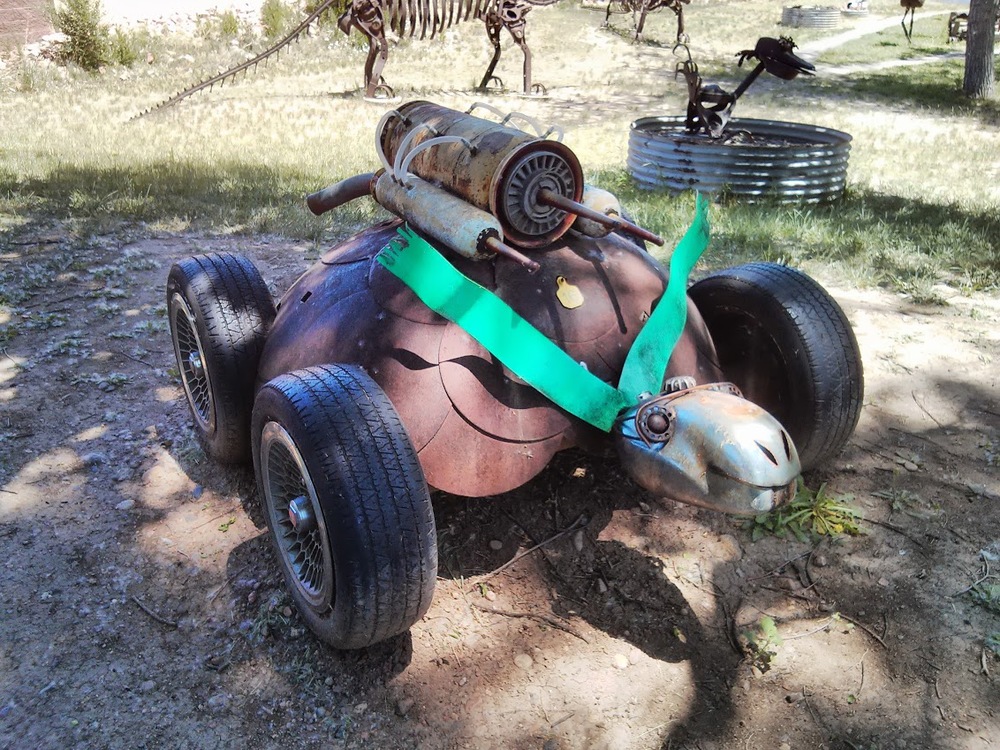 Go, rocket turtle, go!