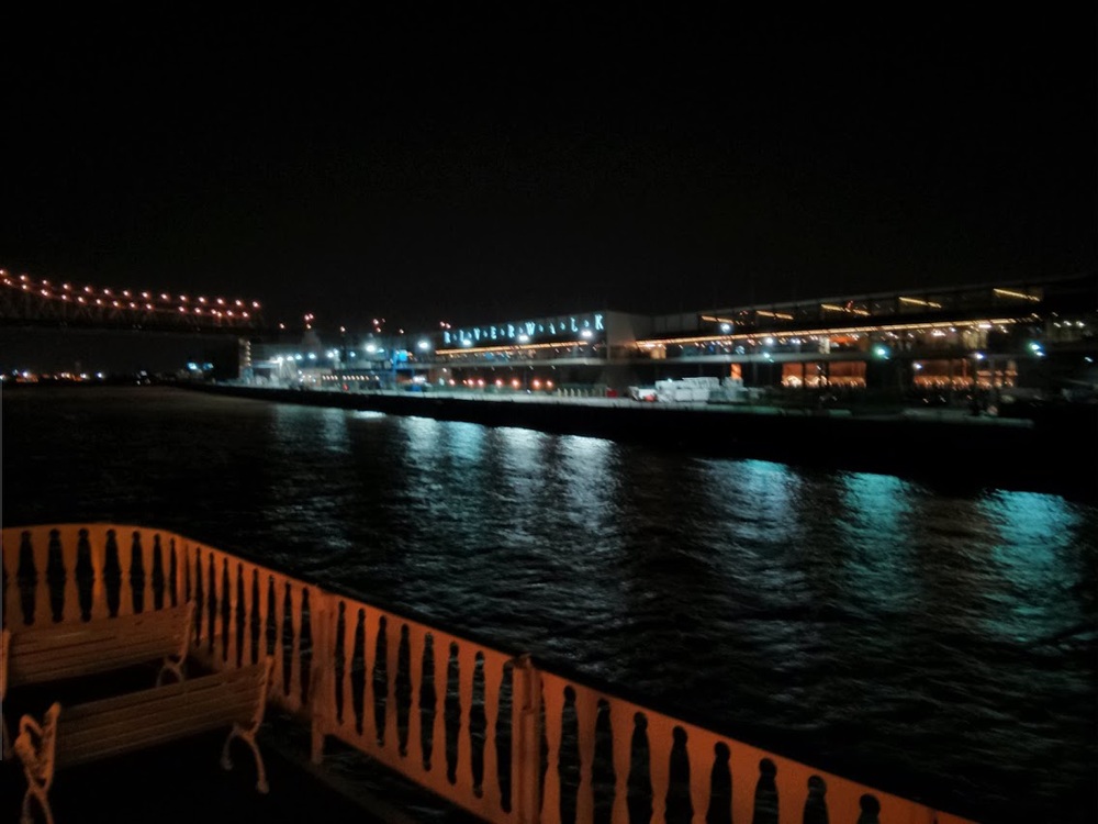 There was a woman in one of these windows as I rode past. I waved. She refused to wave back. I know she saw me, I was the only thing to see on the giant boat she was looking right at. How rude!